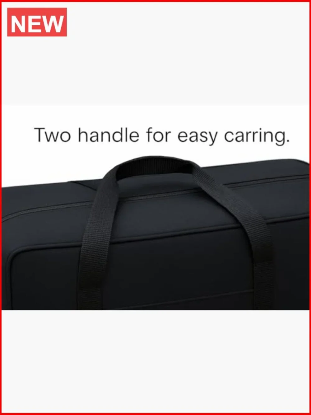 Heavy-Duty Cargo Duffel Bag with 2-Way Zippers & Reinforced Handles 100lb